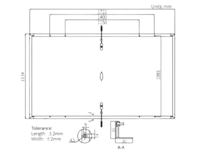 Longi Solarmodul Maße