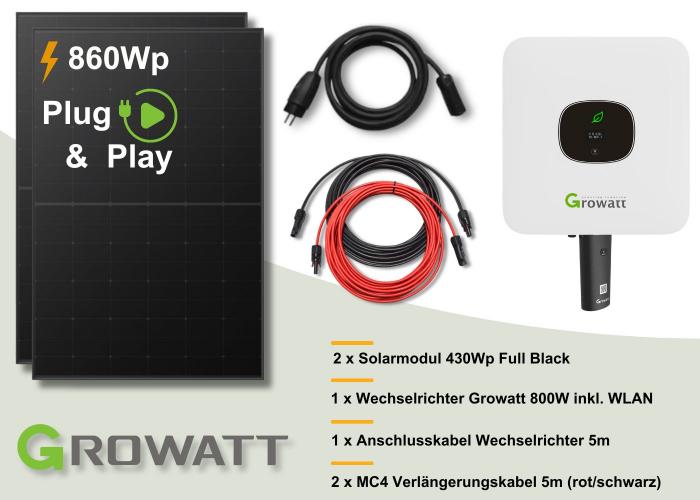 800 watt growatt balkonkraftwerk