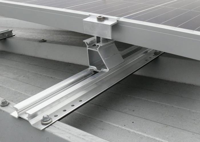 Solarmodul Flachdach Halterung