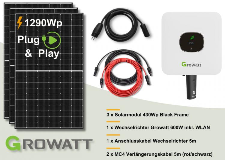 600 watt growatt balkonkraftwerk