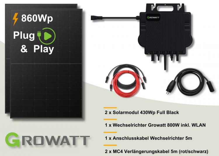 Growatt balkonkraftwerk 800 watt