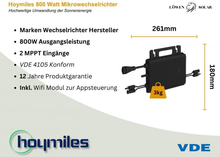 Hoymiles HMS 800W Mikrowechselrichter