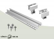 K2 MiniRail Set I Montageschienen I Ideal für Flachdächer